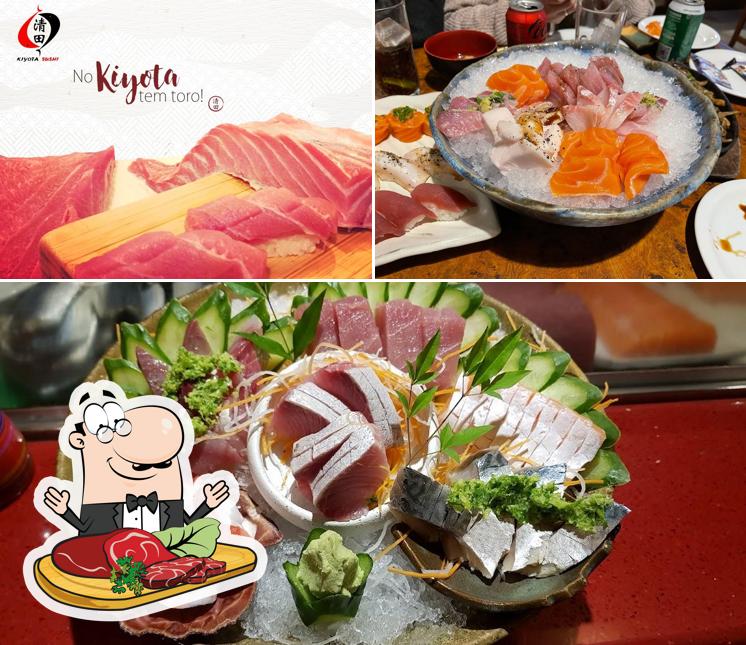 Escolha refeições de carne no Kiyota Sushi Bar