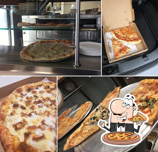 Try out pizza at Marina Mile Pizza
