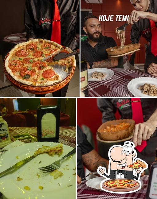 Escolha pizza no La Pasta - Conjunto Ceará
