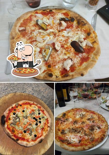 Choisissez des pizzas à Pizzeria in Claudio Borgosesia