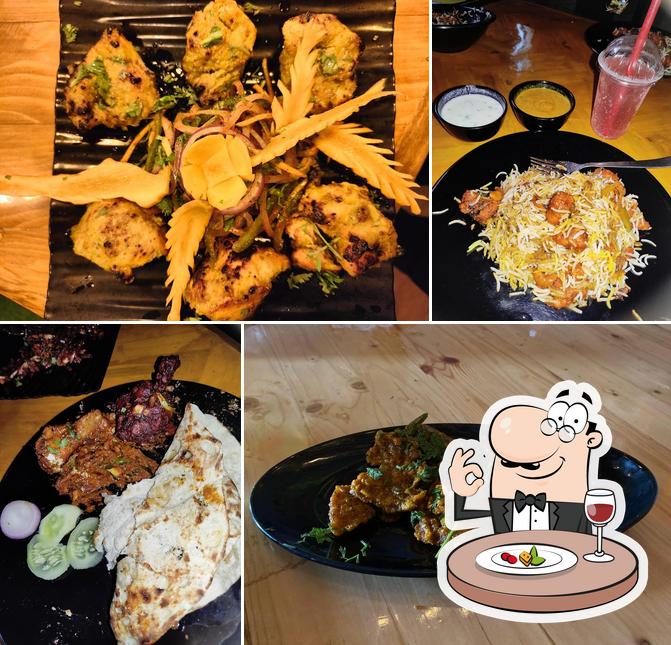 Meals at Masti's bliss on a plate