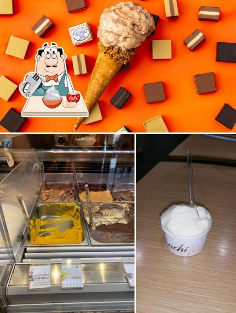 Venchi Cioccolato e Gelato, Aeroporto G. Marconi Bologna serve un'ampia gamma di dolci