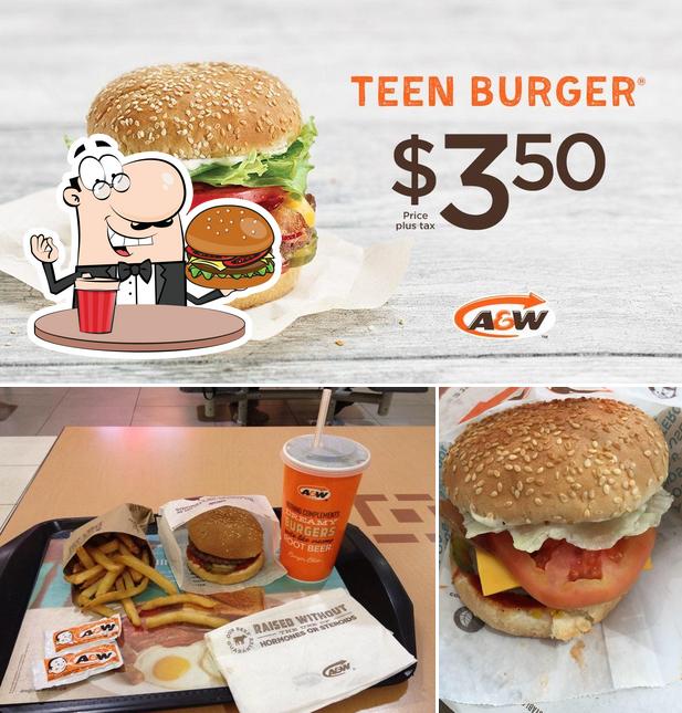 Commandez un hamburger à A&W