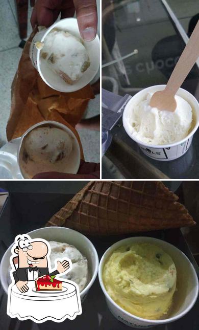 Natural Ice Cream serves a variety of sweet dishes