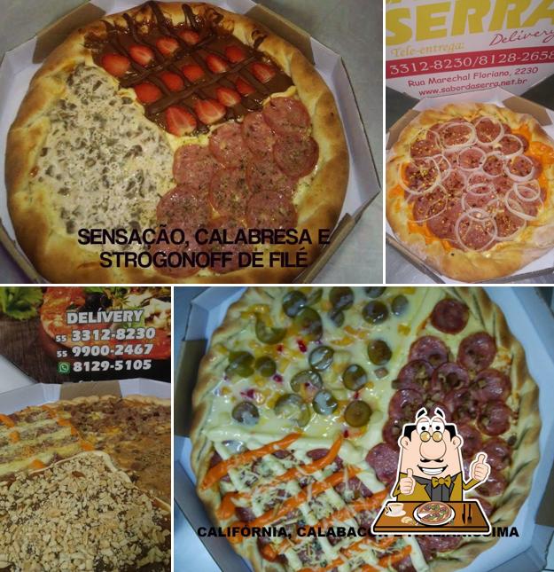 Peça diversos estilos de pizza