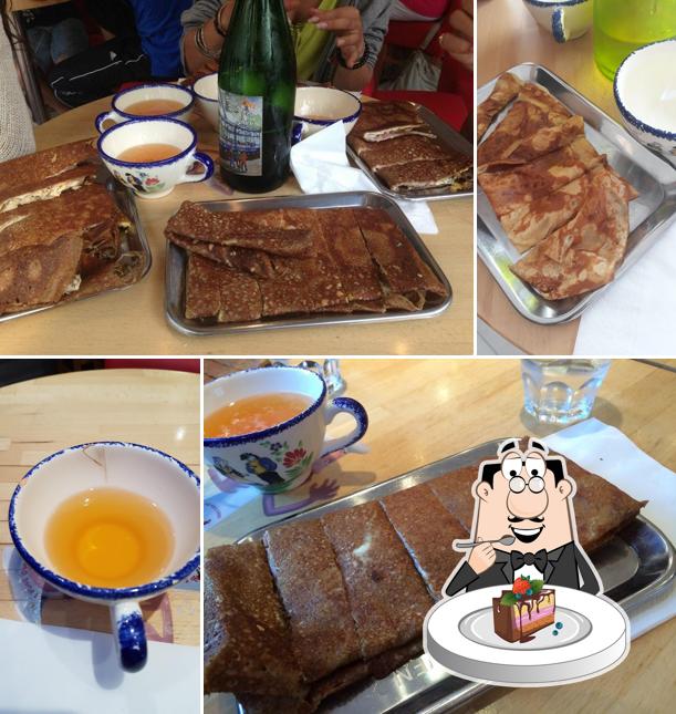 Gâteau au chocolat à Ar Poul Gwen Crêperie La Baule