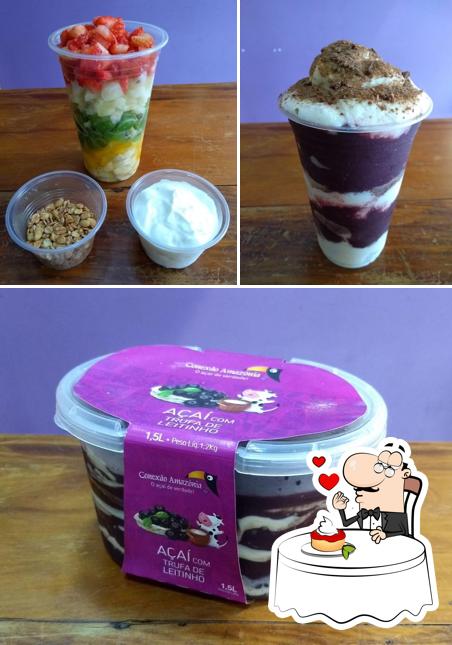 Amoai Açaí provê uma variedade de pratos doces