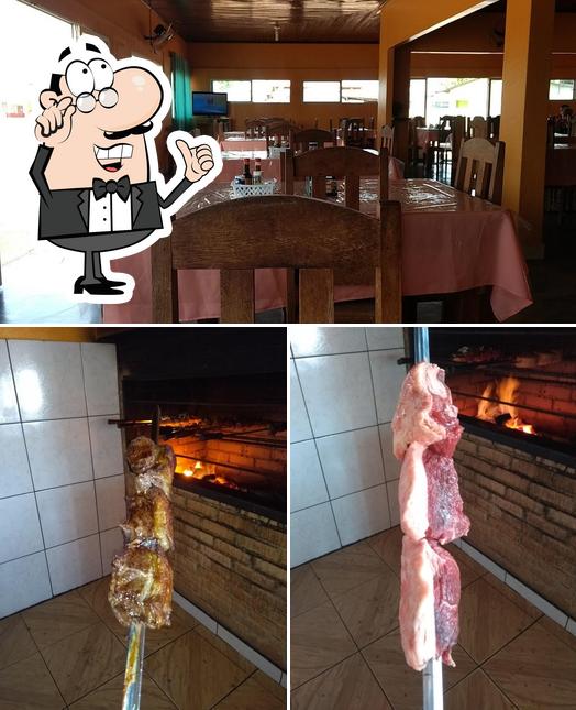 O interior do Churrascaria 4 Irmãos