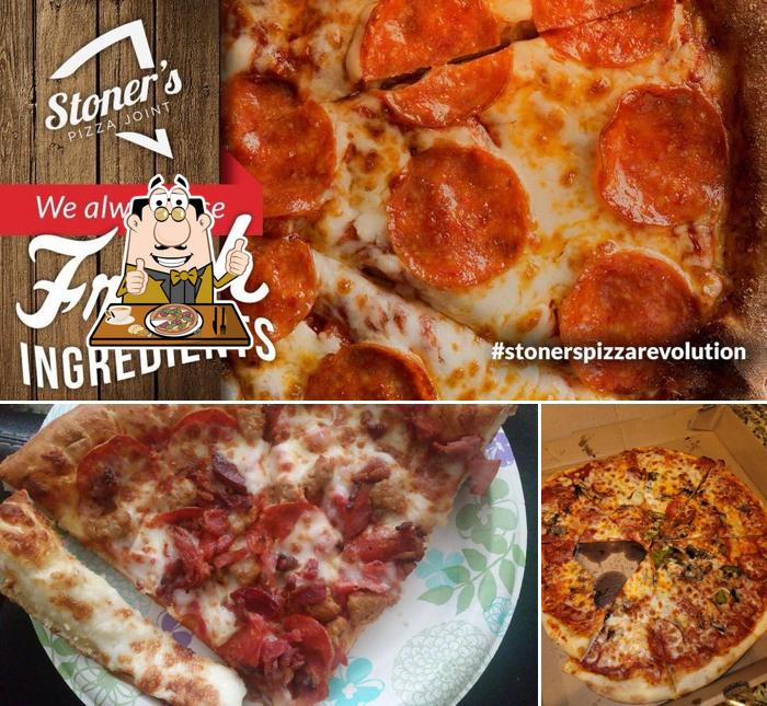 Try out pizza at Stoner's Pizza Joint