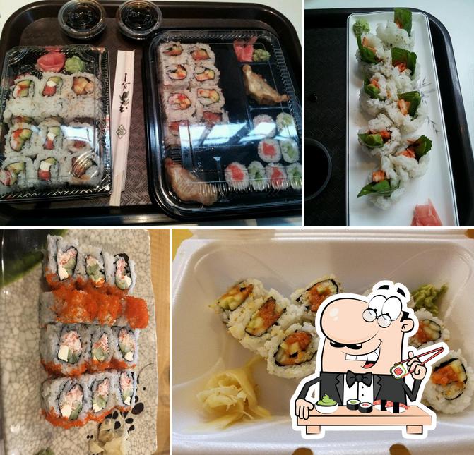 Sushi rolls are offered by Sushi and Rolls
