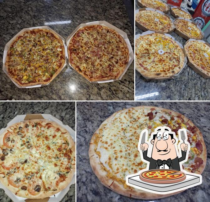 Escolha diversos tipos de pizza