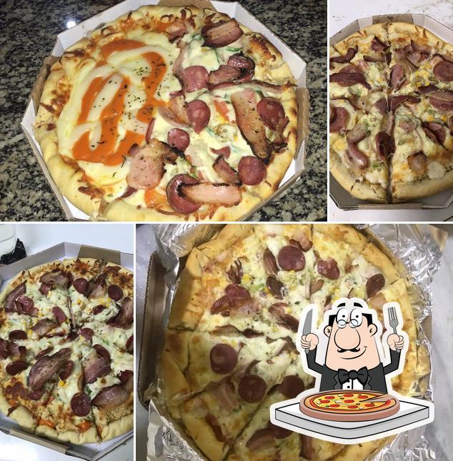 Experimente pizza no Pizzaria Farroupilha