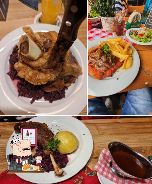 Essayez des repas à base de viande à Alpenstübchen - Nauheim