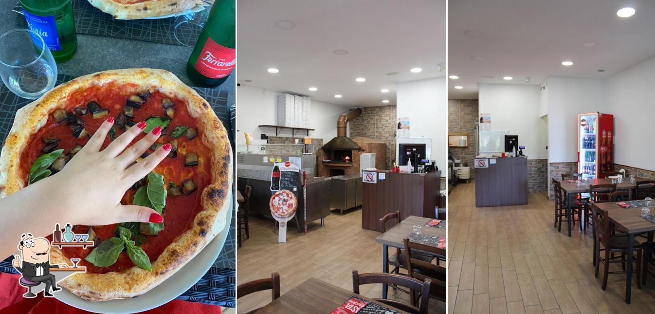 Gli interni di Luca's Pizzeria e Friggitoria