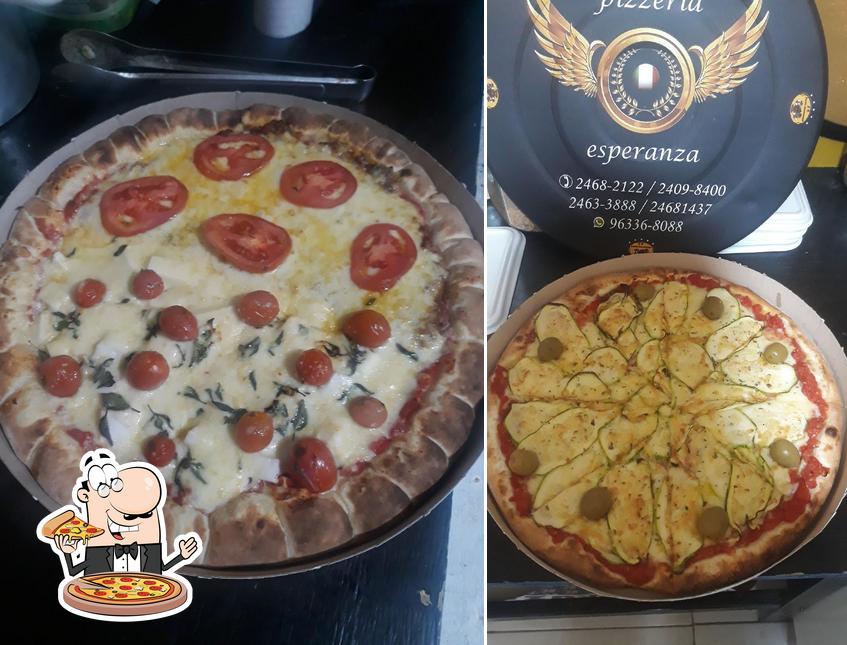 Consiga pizza no Pizzaria esperanza família escondidinhos