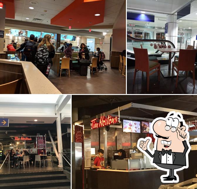 L'intérieur de Tim Hortons