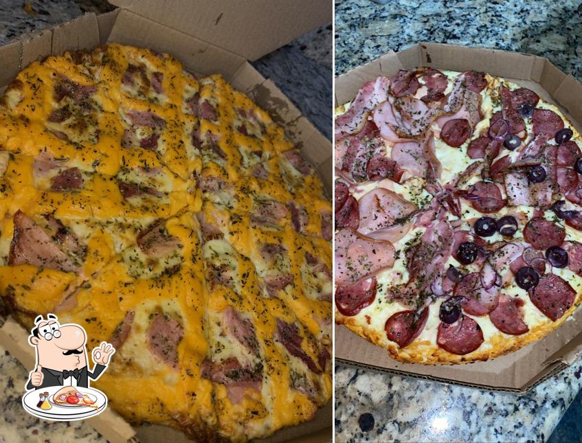 Consiga diferentes variedades de pizza