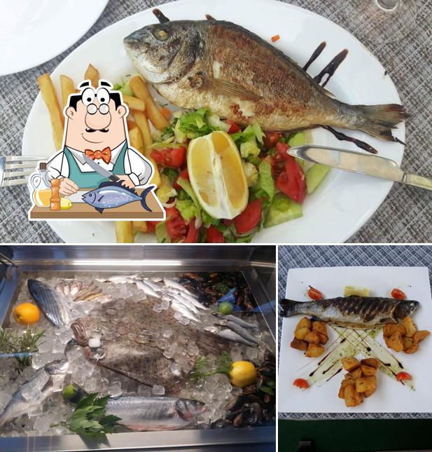 Restaurant "Helios" offre un menu pour les amateurs de poissons