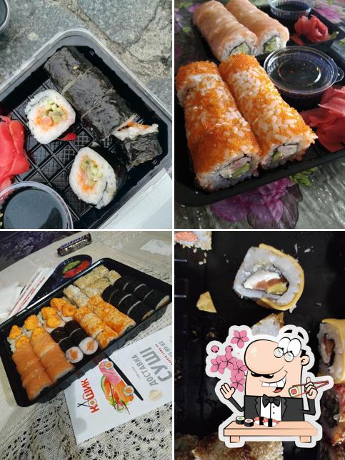 Elige uno de sus diferentes tipos de sushi