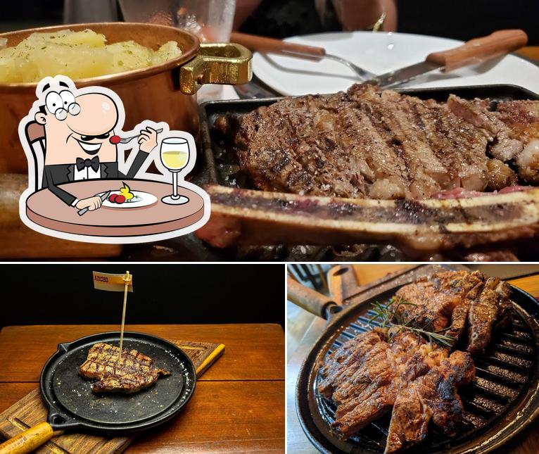 Comida em Steakhouse 67