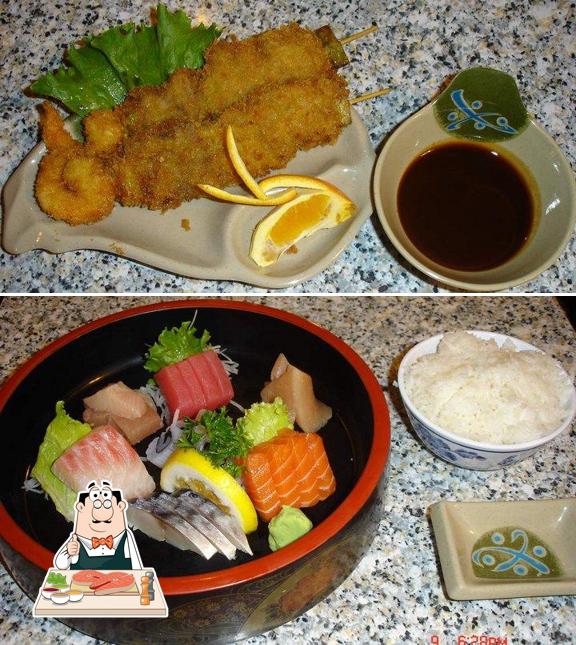 Рыба и картофель фри в "Tokyo Shabusushi Restaurant"