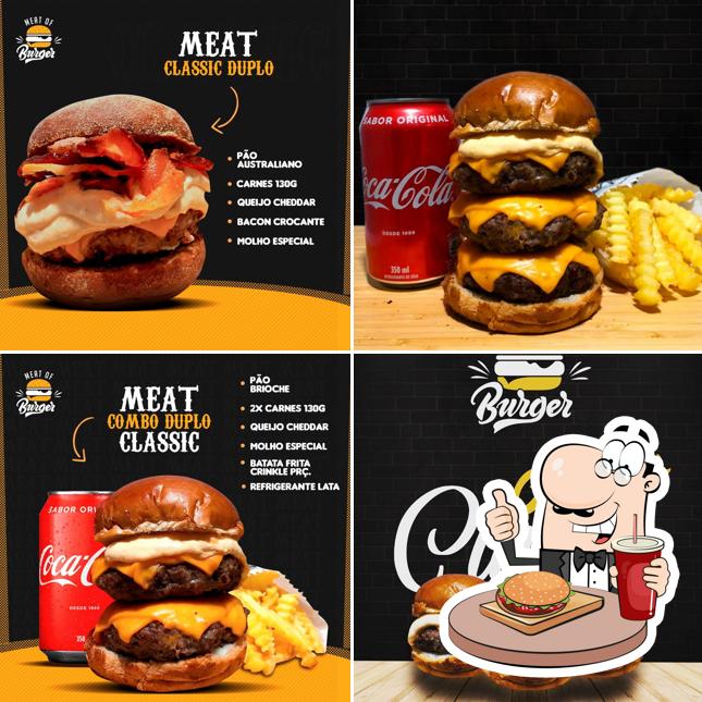 Delicie-se com um hambúrguer no Meat of Burger