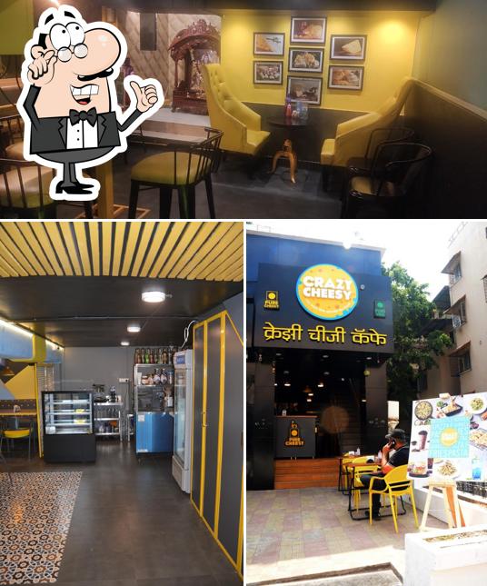 The interior of Crazy Cheesy Cafe- Salunkhe Vihar