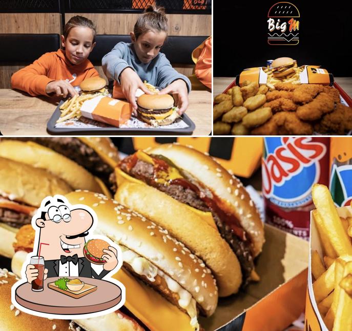 Essayez l'un des hamburgers disponible à Big M