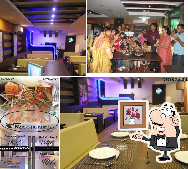 The interior of Shivranjni Cafe & Restaurant