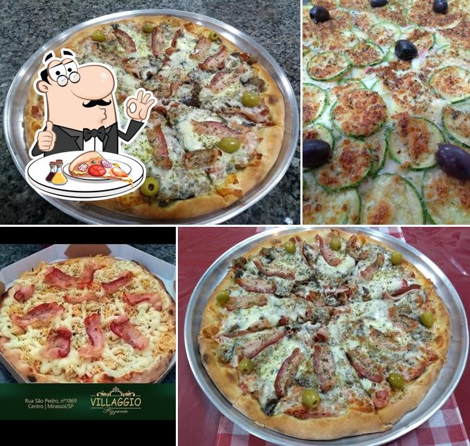 Peça diversos tipos de pizza