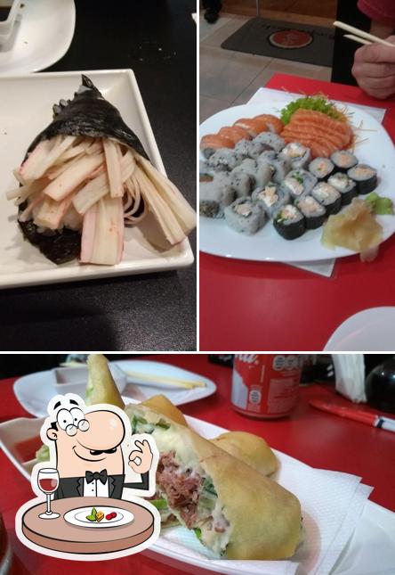 Comida em Bingen Sushi