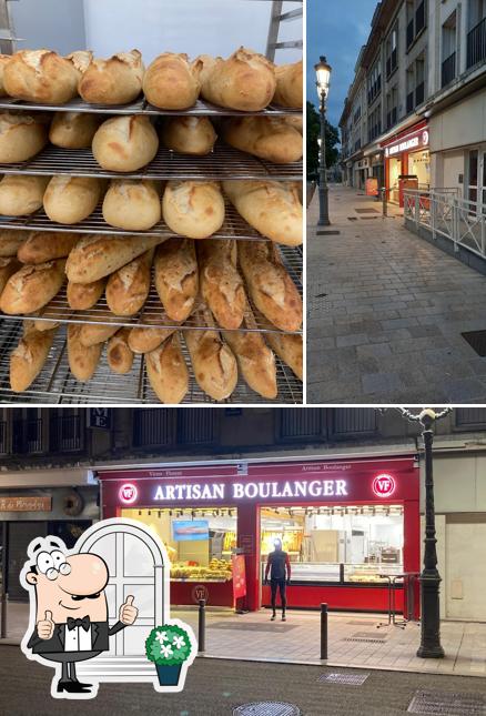 Jetez un coup d’oeil à la photo indiquant la extérieur et nourriture concernant Boulangerie Victor Florent - Beauvais Centre