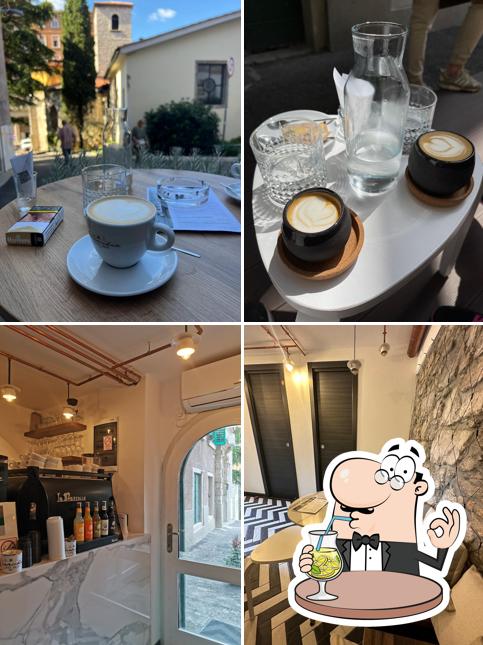 Tra le diverse cose da Marsecchia Coffee Shop si possono trovare la bevanda e interni