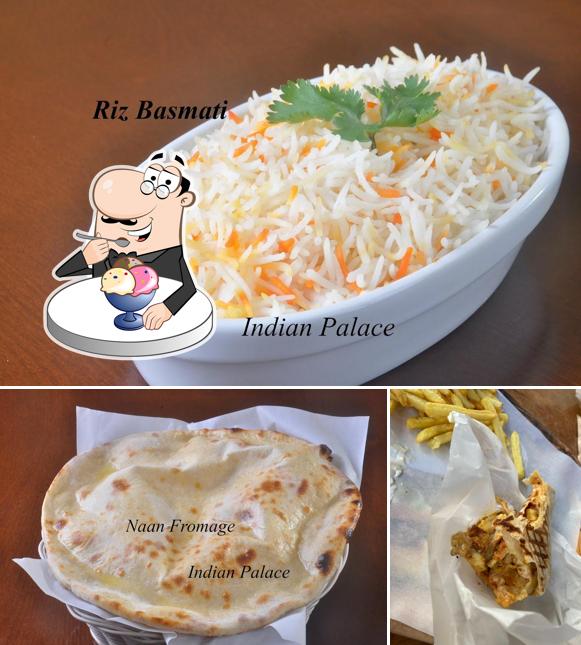 Indian Palace offre un nombre de plats sucrés