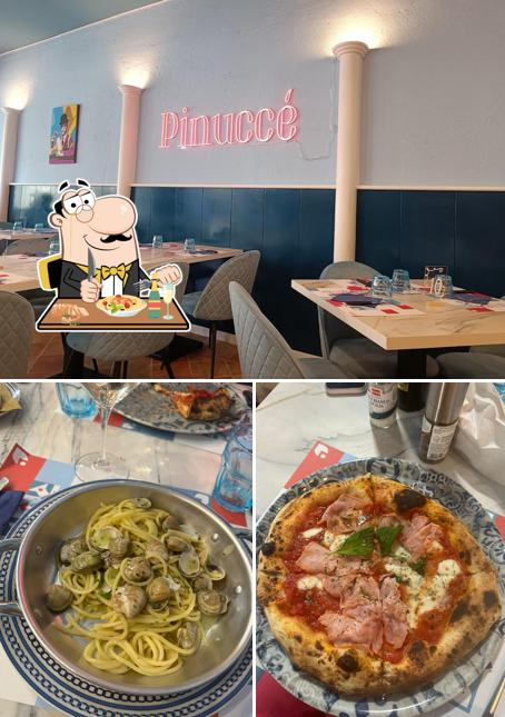 Pinucce’ pizzeria napoletana si caratterizza per la cibo e interni