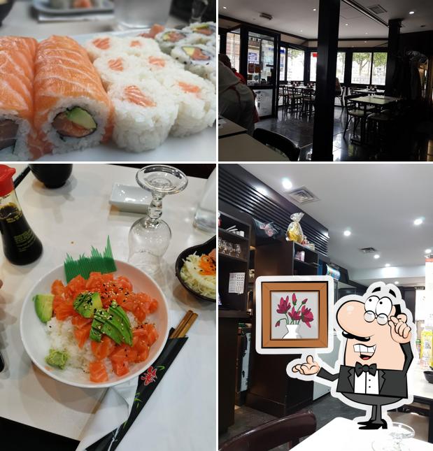 Vérifiez la photo représentant la intérieur et nourriture concernant Yuki Sushi