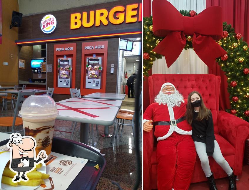 The interior of Burger King