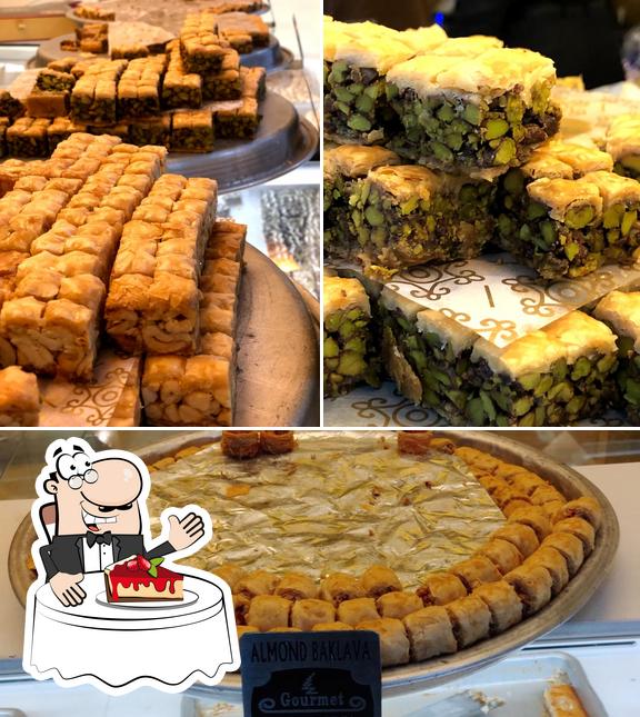 Gourmet Baklava serves a number of sweet dishes