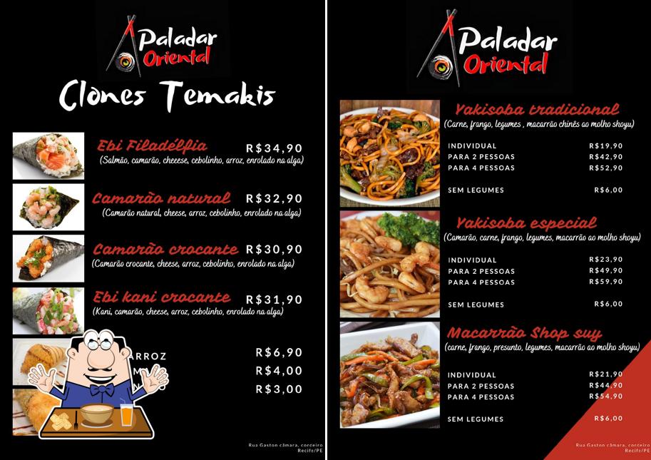 Comida em Paladar Oriental Recife