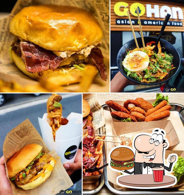 Commandez un hamburger à Gohan Food Fusion