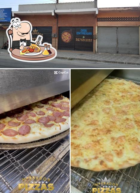 Escolha pizza no Imperador Pizzas