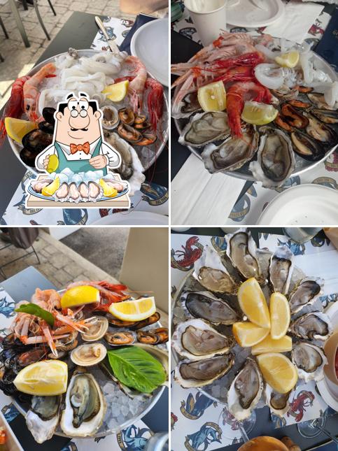 Huîtres à Pescheria Lo Scoglio