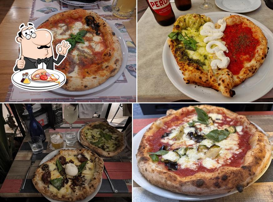 Scegli una pizza a Frankie's Bar