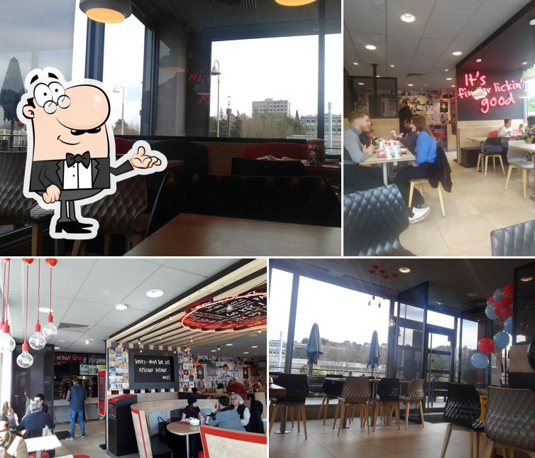 Installez-vous à l'une des tables de KFC Toulon La Valette