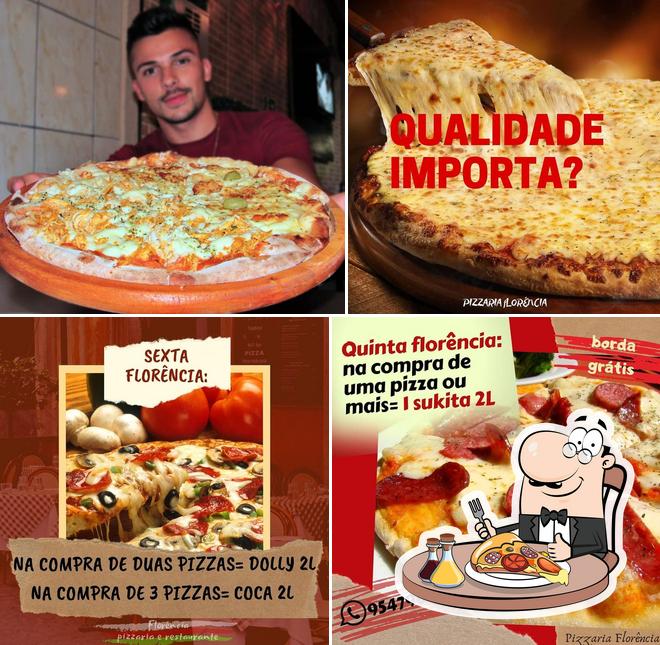 Consiga pizza no Pizzaria Florência