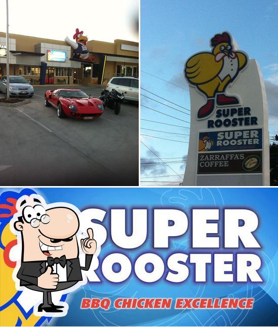 Взгляните на изображение фастфуда "Super Rooster"