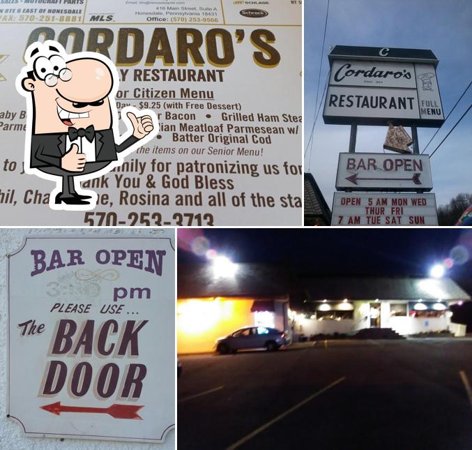 Here's a pic of Cordaro's Restaurant and Bar