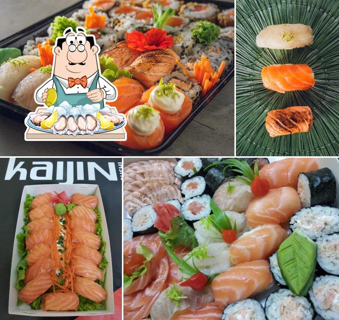 Get seafood at Kaijin Sushi