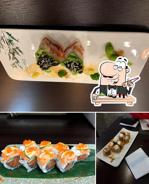 Les sushi sont servis à Osaka Sushi