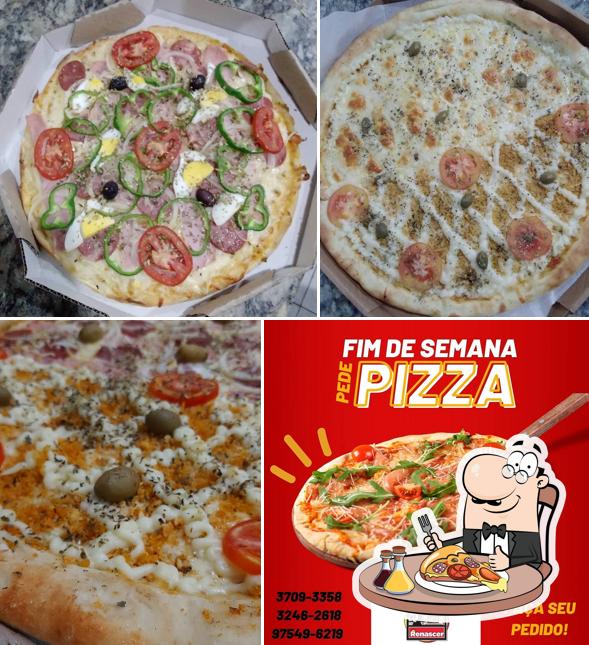 Consiga pizza no Pizzaria Renascer